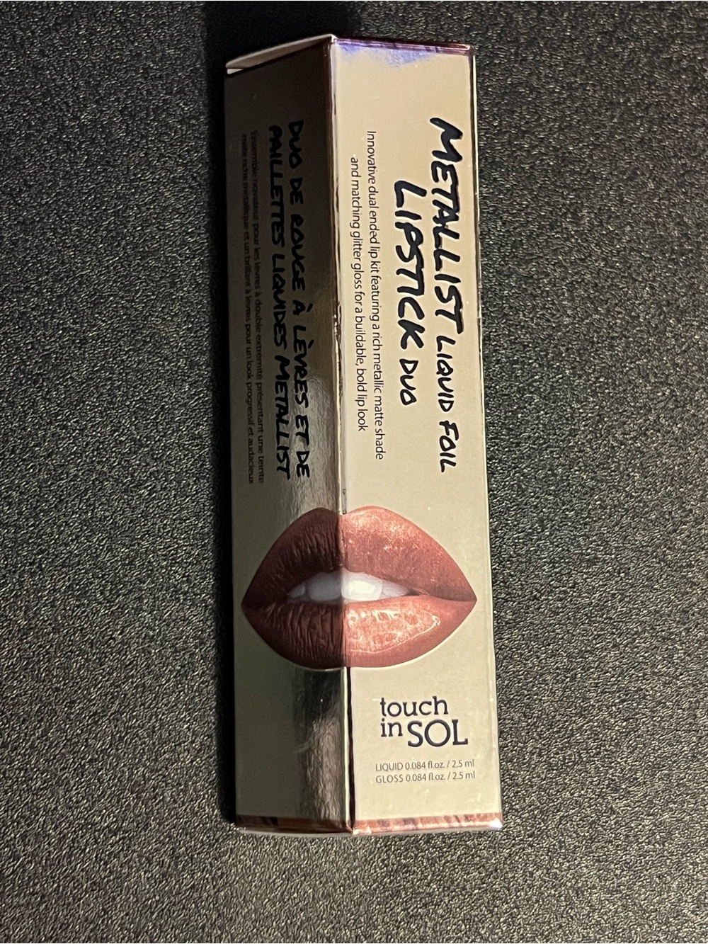 NIB touch in SOL Metallist Liquid Foil Lipstick Duo - #2 Penny